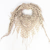 ผ้าพันคอคลุมไหล่ - Double-Layer Triangle Scarf