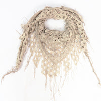 ผ้าพันคอคลุมไหล่ - Double-Layer Triangle Scarf