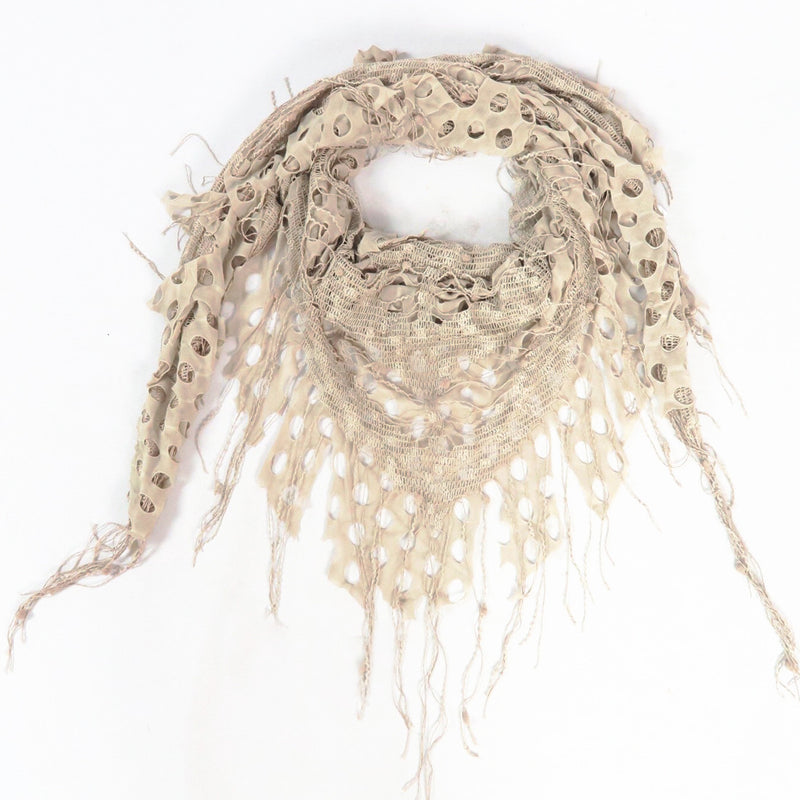 ผ้าพันคอคลุมไหล่ - Double-Layer Triangle Scarf