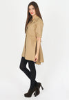 เสื้อโค้ทกันหนาว - Elegant Long Trench Coat Jacket with Rope