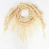 ผ้าพันคอคลุมไหล่ - Double-layer Triangle Scarf - Square Ladies