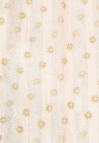 ผ้าพันคอแต่งพู่ลูกไม้ - Tassel Leafy Lace Scarf