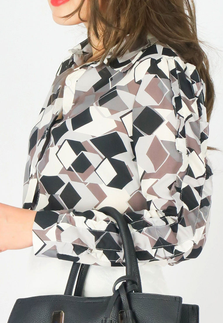เสื้อเชิ้ตลายกราฟฟิคพีระมิด - Pyramid Graphic shirt