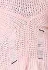 เสื้อคลุมไหมพรม -  Open Front Cable Knit Cardigan