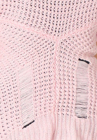 เสื้อคลุมไหมพรม -  Open Front Cable Knit Cardigan