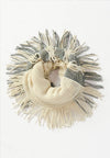 ผ้าพันคอทรงอินฟินิตี้ - Warm Knit Infinity Scarf With Tassels