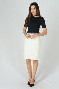 กระโปรงเอวสูง - Pencil Skirt