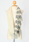 ผ้าพันคอทรงอินฟินิตี้ - Warm Knit Infinity Scarf With Tassels