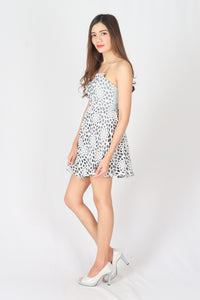เดรสสั้นสายเดี่ยวงานพร็อม - Spagetthi Strap Short Prom Mini Dress