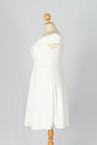 ชุดเดรส Off-Shoulder Fit & Flare - Love Off The Shoulder Fit & Flare Dress