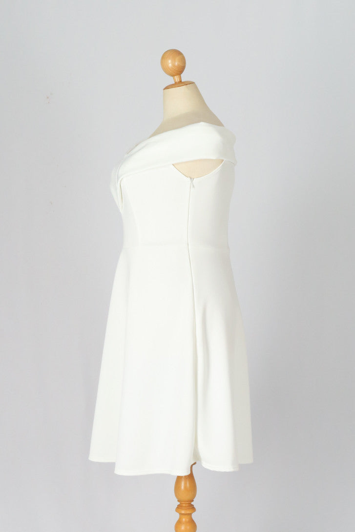 ชุดเดรส Off-Shoulder Fit & Flare - Love Off The Shoulder Fit & Flare Dress