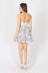 เดรสสั้นสายเดี่ยวงานพร็อม - Spagetthi Strap Short Prom Mini Dress