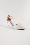 รองเท้าส้นสูงพร้อมสายรัดข้อเท้า - Modern Ankle Strap High Heels Pumps Shoes