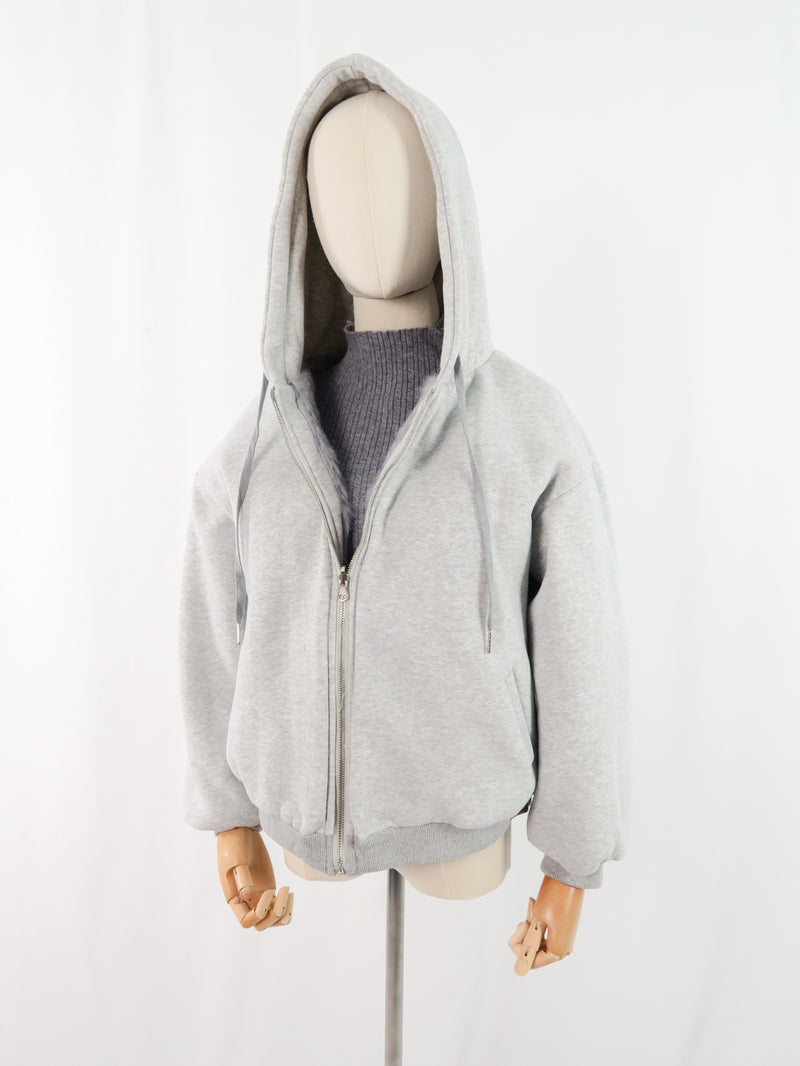 เสื้อแจ็คเก็ตกันหนาวแบบหนา  - Wool Thick Sweater Jacket