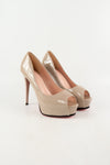 รองเท้าคัตชูเปิดหัว  - Glitter Open Toe Platform Pump Shoes