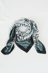 ผ้าพันคอซาตินแบบสี่เหลี่ยม - Satin Square Silk Scarf