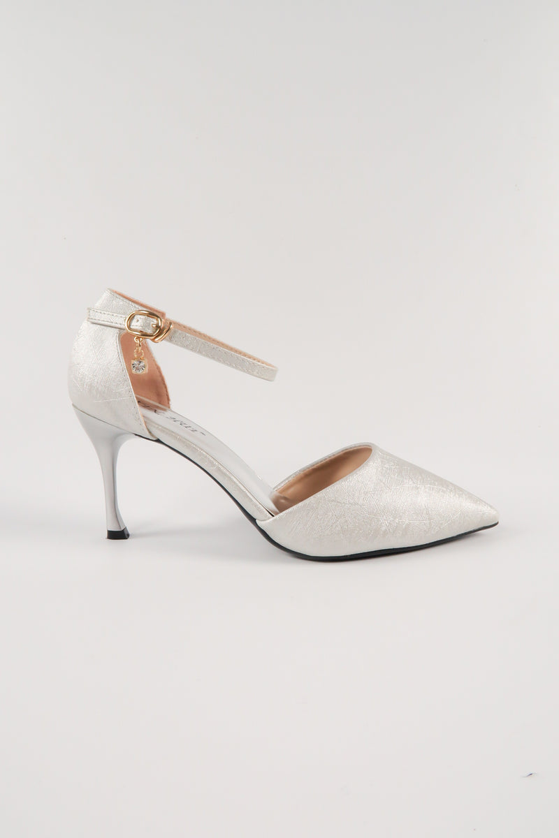 รองเท้าส้นสูงพร้อมสายรัดข้อเท้า - Modern Ankle Strap High Heels Pumps Shoes