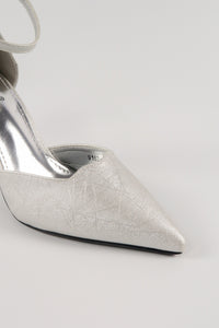 รองเท้าส้นสูงพร้อมสายรัดข้อเท้า  - Modern Ankle Strap High Heels Pumps Shoes
