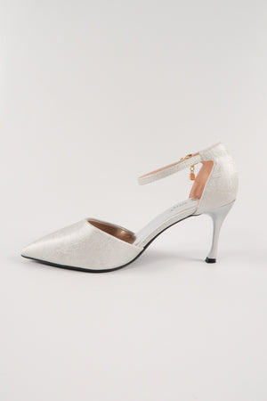 รองเท้าส้นสูงพร้อมสายรัดข้อเท้า - Modern Ankle Strap High Heels Pumps Shoes