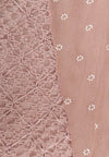 ผ้าพันคอปักลายผสมลายถัก - Shawl Lace Embroidered Scarf