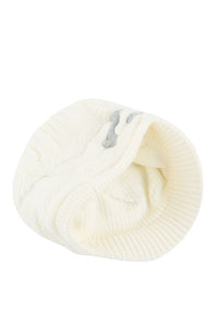 หมวกไหมพรมทอสลับสี - Visor Wool Knit Hat