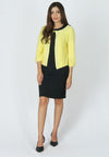 เสื้อคลุมไหมพรมตัวสั้นแต่งมุกแถว - Crop Knit Wool Cardigan with Pearl Row