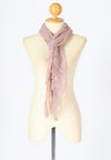 ผ้าพันคอปักลายผสมลายถัก - Shawl Lace Embroidered Scarf