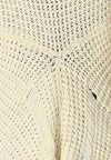 เสื้อคลุมไหมพรม -  Open Front Cable Knit Cardigan