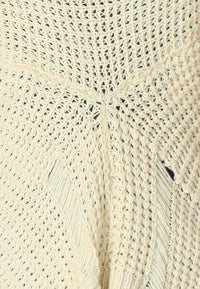 เสื้อคลุมไหมพรม -  Open Front Cable Knit Cardigan