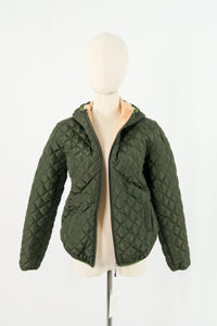 เสื้อแจ็คเก็ตดาวน์กันหนาว - Slim Fit Hooded Down Jacket