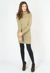 เสื้อไหมพรมคอเต่าทรงยาว No.8742- Basic Slim Turtleneck Long Sweater