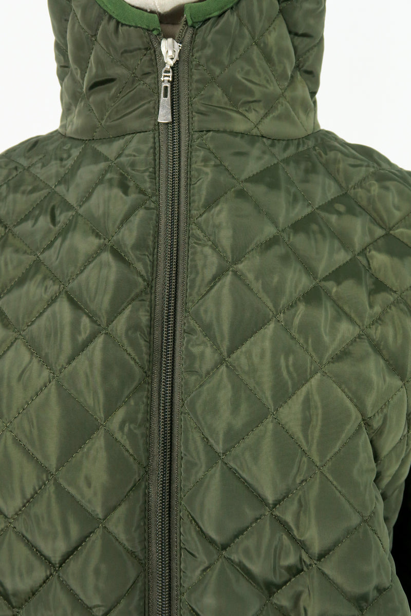 เสื้อแจ็คเก็ตดาวน์กันหนาว - Slim Fit Hooded Down Jacket