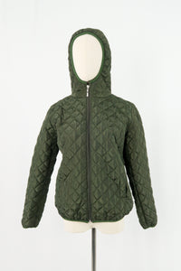 เสื้อแจ็คเก็ตดาวน์กันหนาว - Slim Fit Hooded Down Jacket