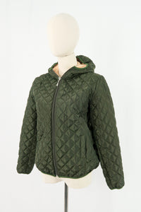 เสื้อแจ็คเก็ตดาวน์กันหนาว - Slim Fit Hooded Down Jacket