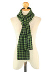 ผ้าพันคอไหมพรมลาย Houndstooth -Unisex Reversible Houndstooth Knit Scarf