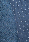 ผ้าพันคอปักลายผสมลายถัก - Shawl Lace Embroidered Scarf