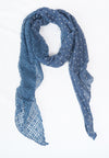 ผ้าพันคอปักลายผสมลายถัก - Shawl Lace Embroidered Scarf