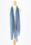 ผ้าพันคอปักลายผสมลายถัก - Shawl Lace Embroidered Scarf