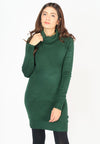 เสื้อไหมพรมคอเต่าทรงยาว No.8742- Basic Slim Turtleneck Long Sweater