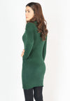 เสื้อไหมพรมคอเต่าทรงยาว No.8742- Basic Slim Turtleneck Long Sweater