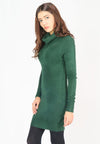 เสื้อไหมพรมคอเต่าทรงยาว No.8742- Basic Slim Turtleneck Long Sweater