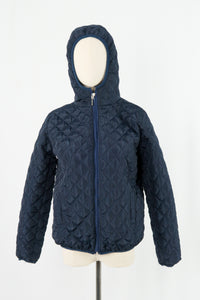 เสื้อแจ็คเก็ตดาวน์กันหนาว - Slim Fit Hooded Down Jacket