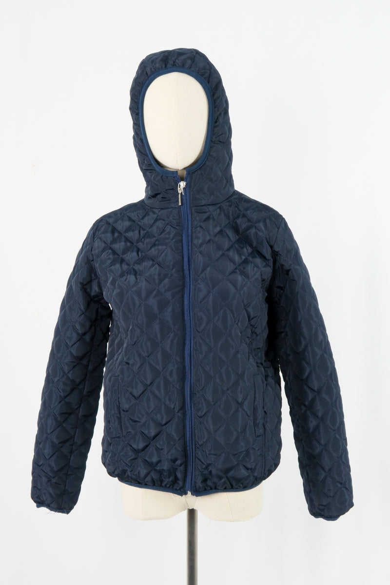 เสื้อแจ็คเก็ตดาวน์กันหนาว - Slim Fit Hooded Down Jacket