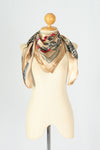 ผ้าพันคอซาตินแบบสี่เหลี่ยม - Satin Square Silk Scarf