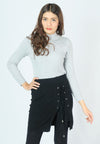 เสื้อไหมพรมคอเต่าแขนยาว - Korean Thick Turtleneck Sweater (T-076)