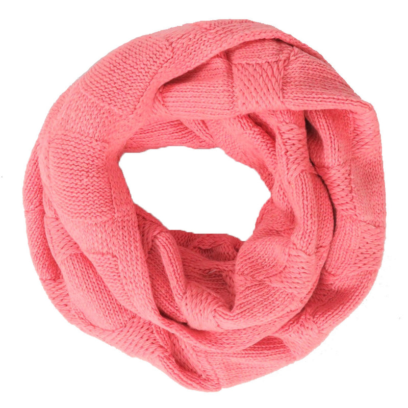ผ้าพันคอทรงกลมอินฟินิตี้ - Warm Knit Infinity Scarf - Square Ladies