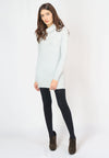เสื้อไหมพรมคอเต่าทรงยาว No.8742- Basic Slim Turtleneck Long Sweater