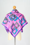 ผ้าพันคอซาตินแบบสี่เหลี่ยม - Satin Square Silk Scarf