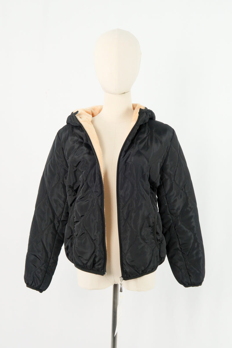 เสื้อแจ็คเก็ตดาวน์กันหนาว - Slim Fit Hooded Down Jacket