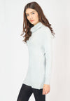 เสื้อไหมพรมคอเต่าทรงยาว No.8742- Basic Slim Turtleneck Long Sweater